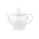Bule Porcelana Schmidt - Dec. Filetado Prata Pomerode 0012 Bule Porcelana Schmidt - Dec. Filetado Prata Pomerode 0012
