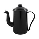 Bule Preto Esmaltado Com Tampa Luxo Para Café 1,5 L Ágata - Ewel