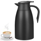 Bule Térmica para Café LRUUIDDE 2 L Aço Inoxidável Preto