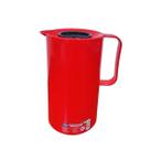 Bule Térmico Em Plástico C/ampola Vidro Haus Vermelha 500ml Bule Térmico Em Plástico C/ampola Vidro Haus Vermelha 500ml