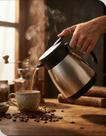 Bule Térmico Inox 500ml Soprano Elegance com Gatilho e Isolamento a Vácuo
