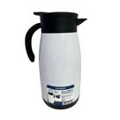 Bule Térmico Soprano 1 Litro Aço Inox Com Gatilho Branco