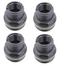 Bulkhead B BUBBLEFIN ABS rosqueado x rosqueado NPT 3/4", pacote com 4