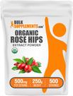 BulkSupplements Extrato orgânico de rosa mosqueta em pó 250g 500mg BulkSupplements Extrato orgânico de rosa mosqueta em pó 250g 500mg