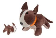 Bull Terrier Grávida Com 1 Filhote Bichos De Pano