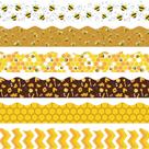 Bulletin Board Borders VABAMNA Bee Theme, decoração de sala de aula de 84 pés