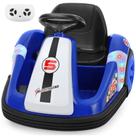 Bumper Car ELEMARA 12V Kids com controle remoto e Bluetooth azul