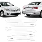 Bumper Protetor Parachoque Corolla Transparente Resinado
