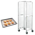 Bun Pan Rack VEVOR Commercial de 20 níveis com rodas de freio de alumínio
