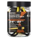 Bungee Cord Keeper de 24 polegadas com ganchos SST, pacote com 4