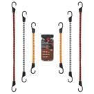 Bungee Cord Keeper Sorted Flat, pacote com 6, 46, 61 e 81 cm