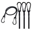 Bungee Cords Radix Rope 24", elástico, pacote com 4 mosquetões Bungee Cords Radix Rope 24", elástico, pacote com 4 mosquetões
