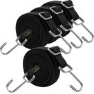 Bungee Cords Rugtol Heavy Duty Outdoor de 2 m com ganchos, pacote com 4 Bungee Cords Rugtol Heavy Duty Outdoor de 2 m com ganchos, pacote com 4