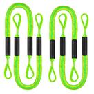 Bungee Dock Line XUANNIAO para barcos, corda de amarração verde (4X)