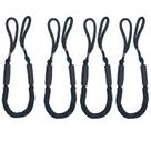 Bungee Dock Lines YAXSHIMU para absorção de choque de barcos, 4-5,5 pés, pacote com 4