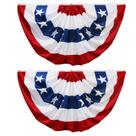 Bunting American Flag HOOSUN 1,5 x 3 pés, 4 de julho (pacote com 2)