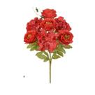 Buquê Artificial Hortensia Casamento Festa Vermelho Rosa