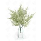 Buque com 05 Folhagens de Pinheiro Verde em Plastico 38cm - H8