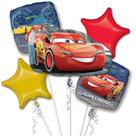 Buquê de balões Amscan Cars 3 Lightning McQueen x5 Foil