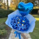 Buquê de Borboletas com Rosas de Cetim e Ferrero Rocher Presente Namorados Amigos