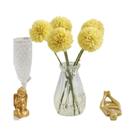 Buquê De Dente-de-leão E Hortênsia 3 Peças Flores Artificiais Decoração Para Casa, Vaso, Casamento,