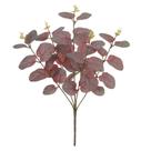 BUQUE DE EUCALIPTO DECORATIVO VERMELHO OUTONO 36cm