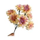 Buquê De Flores Artificiais Dahlia Com 7 Cabeças Para Decoração De Casamento, Festa, Mesa, Quarto E Buquê De Flores Artificiais Dahlia Com 7 Cabeças Para Decoração De Casamento, Festa, Mesa, Quarto E