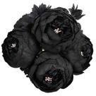 Buquê de flores artificiais Flojery Silk Peony Black (1 unidade)