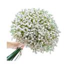 Buquê De Flores Artificiais Gypsophila Brancas De 52cm Para Decoração De Festas, Casa E Acessórios