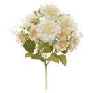 BUQUE DE FLORES CRISANTEMO X7 CREME 42cm
