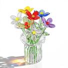 Buquê de flores de vidro H&D HYALINE & DORA com vaso de 7 unidades Buquê de flores de vidro H&D HYALINE & DORA com vaso de 7 unidades