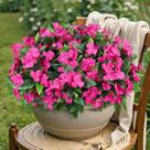 Buquê de flores falsas de Impatiens artificiais GORGOU 40 cm, 4 unidades