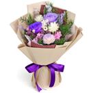 Buquê de flores preservadas Bloom's Diary Purple com caixa de presente