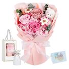 Buquê de Flores Preservadas Shearly Rosas Eternas em Caixa de Presente