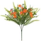 Buquê de Margarida laranja com folhagem x14 37 cm