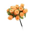 Buquê De Rosas De Seda De 2cm, 12 Peças, Flores Artificiais De Alta Qualidade Para Decoração De