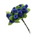 Buquê De Rosas De Seda De 2cm, 12 Peças, Flores Artificiais De Alta Qualidade Para Decoração De