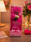 Buquê de Rosas Decorativo Flor Artificial Elegante Decoração Casa Festa Presente Romântico Durável Lembrancinha Especial