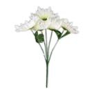 Buquê Flor Artificial Dália 5 Galhos - 26cm