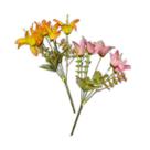 Buquê Flor Artificial Lírio 5 Galhos - 28cm