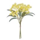 BUQUE FLOR MINI RAMALHETE PLASTICO X48 AMARELO OUTONO 32cm BUQUE FLOR MINI RAMALHETE PLASTICO X48 AMARELO OUTONO 32cm