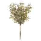 Buque Mamona Ramalhete Com Fita Creme Outono 58cm
