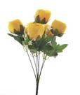 Buque rosa amarela x7 com 30cm
