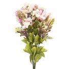 Buquê Rosa e Poppy Misto X10 Flores Artificiais Decorativas