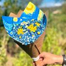 Buquê Van gogh Sempre Vivas desidratadas