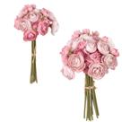 Buquês de flores artificiais IPOPU Ranunculus x12 Dusty Rose