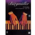 Burgmuller 25 estudos opus 100 c/cd - vitale