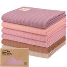 Burp Cloths KeaBabies, 20 x 30 cm, algodão orgânico, pacote com 6