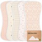 Burp Cloths KeaBabies, pacote com 5, algodão orgânico, 53x27 cm