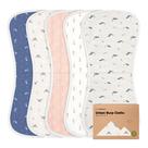 Burp Cloths KeaBabies, pacote com 5, algodão orgânico, 53x27 cm